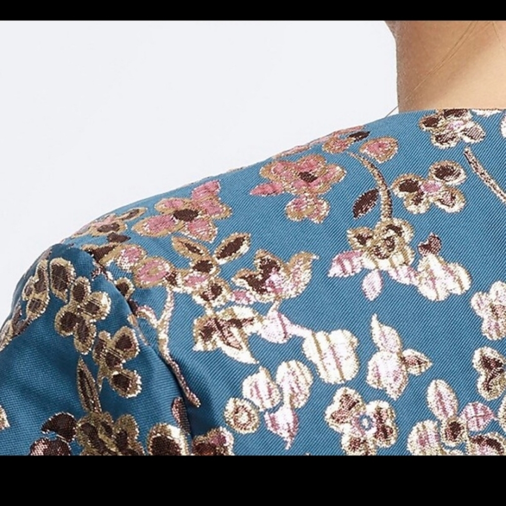 Blossoms Jacquard blouse by Jcrew - Picture 3 of 4